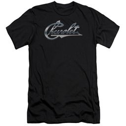 Chevy Slim Fit Shirt Chevrolet Script Black T-Shirt Chevy Slim Fit Shirt Chevrolet Script Black T-Shirt
