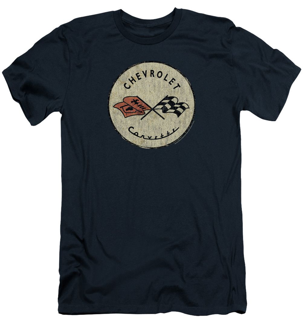T-shirt Corvette Chevy USA - Design Vintage Voiture Américaine - T-shirt Homme Coupé Ample (tailles Jusqu'à 5XL)