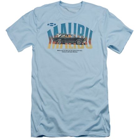 Chevy Slim Fit Shirt Malibu Light Blue T-Shirt
