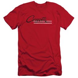 Chevy Slim Fit Shirt Retro Stingray Red T-Shirt