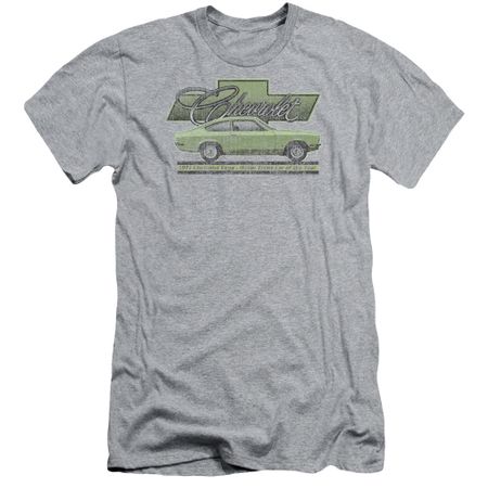 Chevy Slim Fit Shirt Vega Car Of The Year 71 Athletic Heather T-Shirt