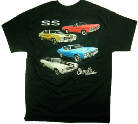 Clearance - Chevy SS Chevelle Mens Black T-shirt