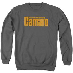 Chevy Sweatshirt Camaro Command Performance Adult Charcoal Sweat Shirt