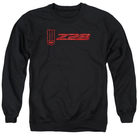 Chevy Sweatshirt Camaro Z28 Logo Adult Black Sweat Shirt