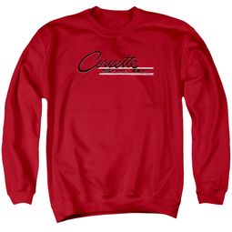 Chevy Sweatshirt Retro Stingray Adult Red Sweat Shirt