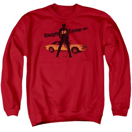 Chevy Sweatshirt Tough To Tame Adult Red Sweat Shirt