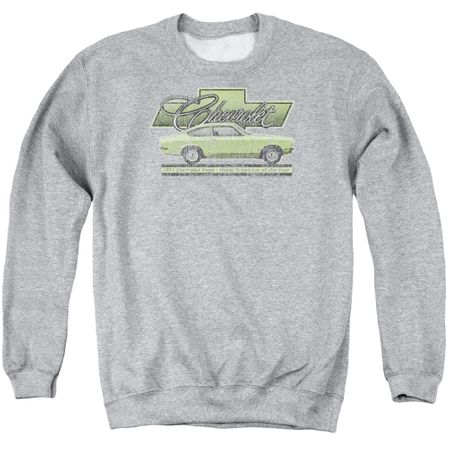 Chevy Sweatshirt Vega Car Of The Year 71 Adult Athletic Heather Sweat Shirt