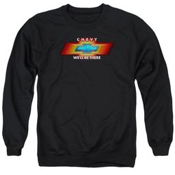 Chevy Sweatshirt We'll Be There TV Spot Adult Black Sweat Shirt