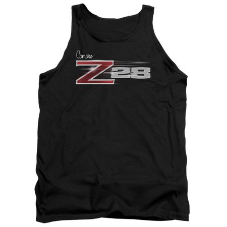 Chevy Tank Top Camaro Z28 Logo Black Tanktop