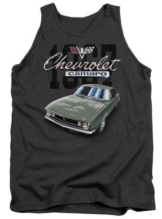 Chevy Tank Top Chevrolet 1967 Classic Camaro Charcoal Tanktop