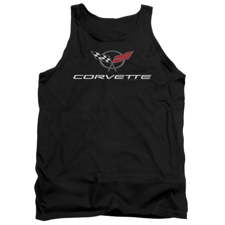 Chevy Tank Top Corvette Emblem Black Tanktop