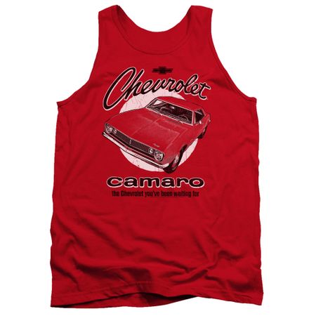 Chevy Tank Top Retro Camaro Red Tanktop
