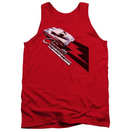 Chevy Tank Top Split Window Stingray Red Tanktop