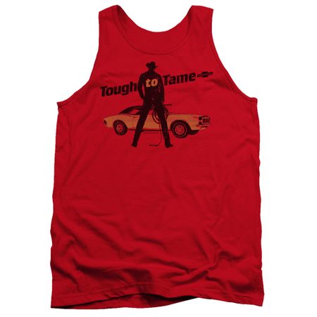 Chevy Tank Top Tough To Tame Red Tanktop