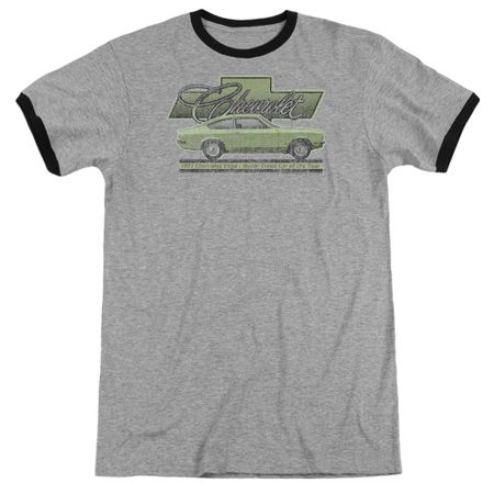 Chevy Vega Car Of The Year 71 Athletic Heather Ringer Shirt