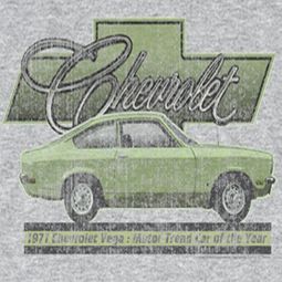 Chevy Vega Car Of The Year 71 T-shirts