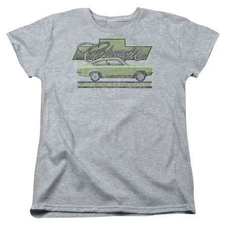 Chevy Womens Shirt Vega Car Of The Year 71 Athletic Heather T-Shirt