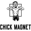 CHICK MAGNET Funny Saying Geek Humor Adult T-shirt