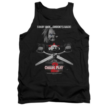 Child's Play 2 Tank Top Jack Poster Black Tanktop