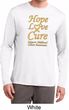 Childhood Cancer Awareness Hope Love Cure Dry Wicking Long Sleeve