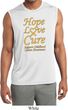 Childhood Cancer Awareness Hope Love Cure Dry Wicking Sleeveless Shirt