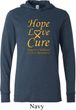 Childhood Cancer Awareness Hope Love Cure Lightweight Hoodie