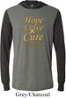 Childhood Cancer Awareness Hope Love Cure Lightweight Hoodie