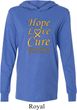 Childhood Cancer Awareness Hope Love Cure Lightweight Hoodie