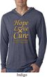 Childhood Cancer Awareness Hope Love Cure Lightweight Hoodie Tee