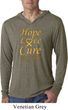 Childhood Cancer Awareness Hope Love Cure Lightweight Hoodie Tee