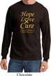 Childhood Cancer Awareness Hope Love Cure Long Sleeve