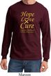 Childhood Cancer Awareness Hope Love Cure Long Sleeve