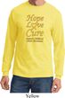 Childhood Cancer Awareness Hope Love Cure Long Sleeve