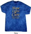 Childhood Cancer Awareness Hope Love Cure Mineral Washed Tie Dye Tee