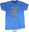 Childhood Cancer Awareness Hope Love Cure Mineral Washed Tie Dye Tee