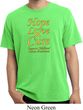 Childhood Cancer Awareness Hope Love Cure Pigment Dyed Shirt