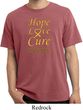 Childhood Cancer Awareness Hope Love Cure Pigment Dyed Shirt