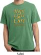 Childhood Cancer Awareness Hope Love Cure Pigment Dyed Shirt