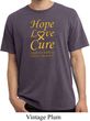 Childhood Cancer Awareness Hope Love Cure Pigment Dyed Shirt