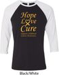 Childhood Cancer Awareness Hope Love Cure Raglan