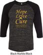 Childhood Cancer Awareness Hope Love Cure Raglan