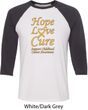 Childhood Cancer Awareness Hope Love Cure Raglan