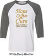Childhood Cancer Awareness Hope Love Cure Raglan