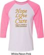 Childhood Cancer Awareness Hope Love Cure Raglan
