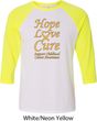 Childhood Cancer Awareness Hope Love Cure Raglan