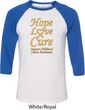 Childhood Cancer Awareness Hope Love Cure Raglan