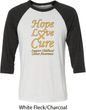 Childhood Cancer Awareness Hope Love Cure Raglan