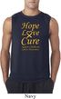 Childhood Cancer Awareness Hope Love Cure Sleeveless Shirt