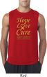 Childhood Cancer Awareness Hope Love Cure Sleeveless Shirt