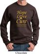 Childhood Cancer Awareness Hope Love Cure Sweatshirt